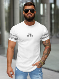 T-shirt Homme Blanc OZONEE O/B1213