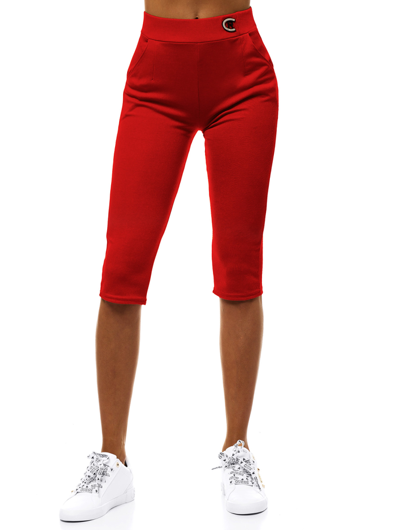 Legging femme Rouge OZONEE JS/1027/B5