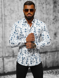 Chemise Homme Blanc OZONEE O/V74