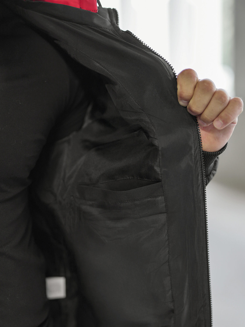 Veste homme noir OZONEE JS/31M5003Z