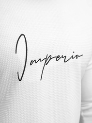 Sweatshirt Homme Blanc OZONEE O/D7197Z