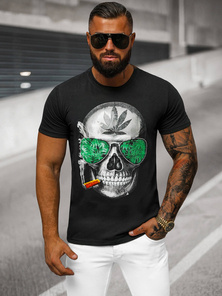 T-shirt Homme Noir OZONEE JS/Y70019