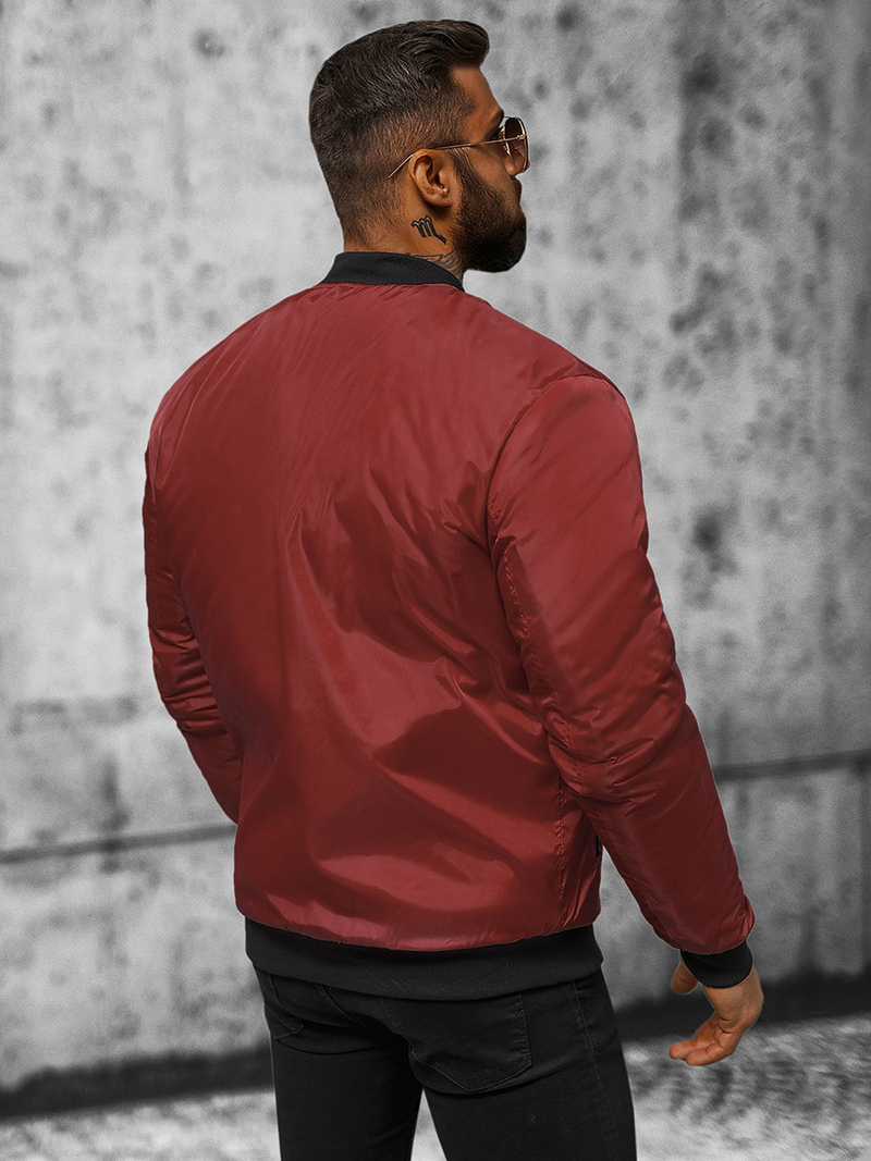 Veste Homme Bordeaux OZONEE JS/AK95Z