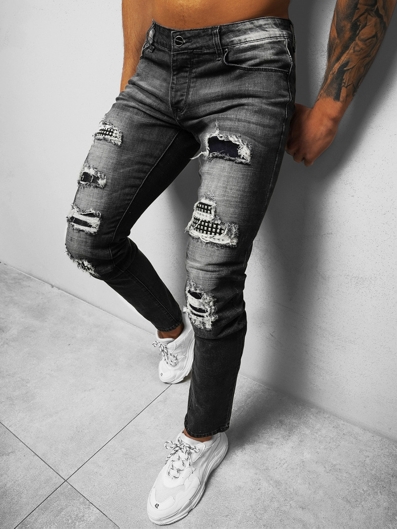 Jean Homme Noir OZONEE NB/MP0072N