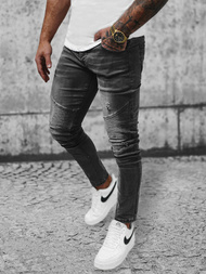 Jean Homme gris foncé OZONEE NB/MP0028GZ