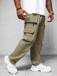 Pantalon Homme Beige Foncé OZONEE O/PS5526