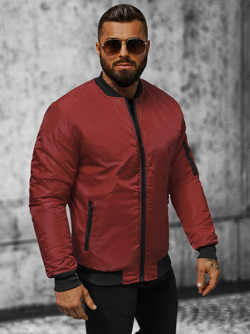 Veste Homme Bordeaux OZONEE JS/AK95Z