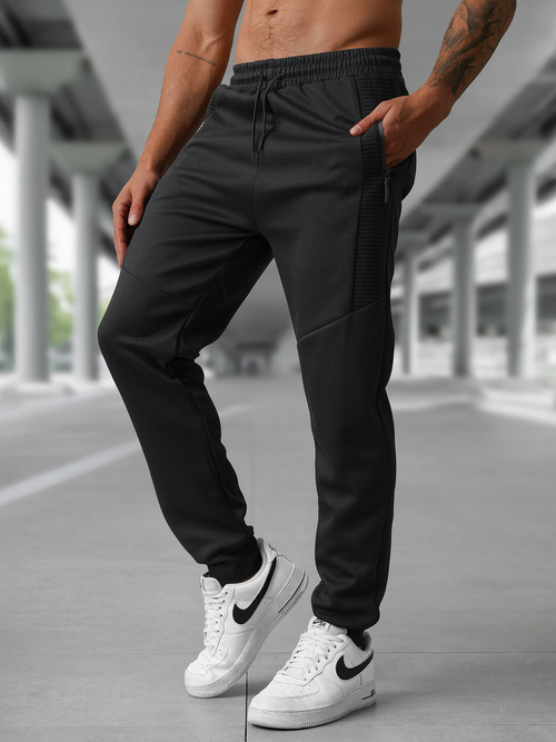 Pantalon de Survêtement Homme Noir OZONEE JS/15K1838/3