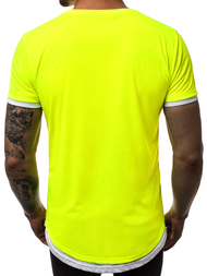 T-Shirt Homme Jaune-néon OZONEE O/1261X