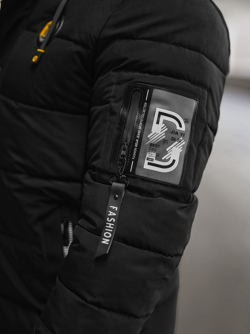 Veste homme noir OZONEE JS/57M7503/392