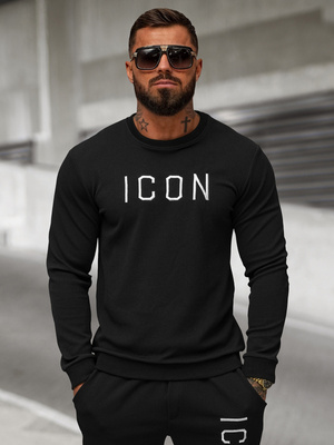 Sweatshirt Homme Noir OZONEE O/D7394Z