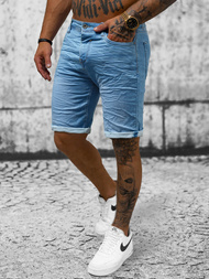 Shorts en Jean Homme Bleu Clair OZONEE O/19300