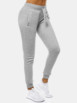 Pantalon de survêtement pour femmes Gris OZONEE JS/CK01
