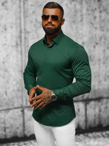 Chemise Homme Vert OZONEE O/V66