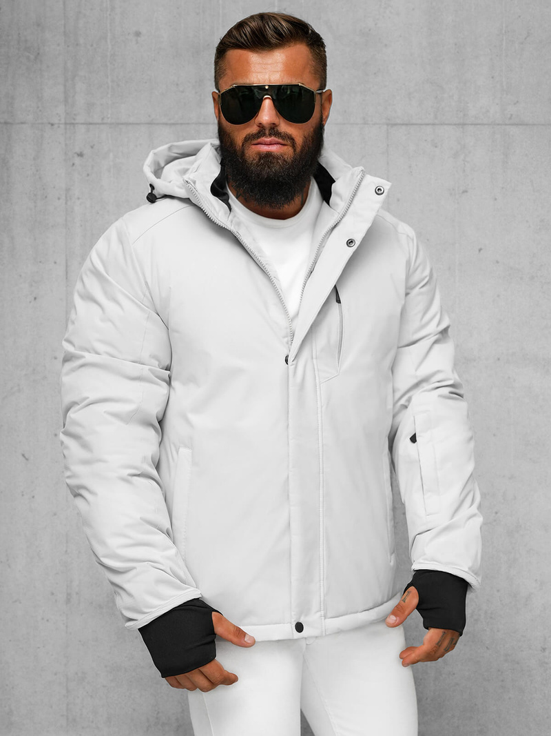 Veste Homme Gris Clair OZONEE JS/91M9906/280Z