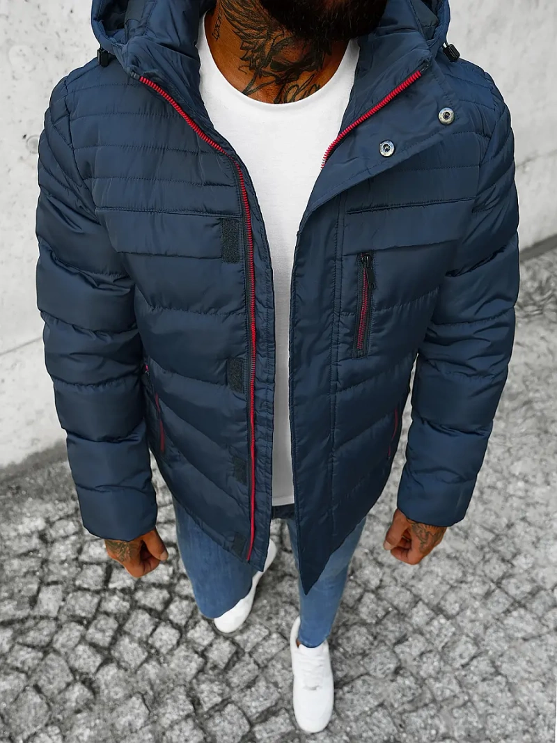 Veste Homme Bleu Foncé OZONEE JS/M806/215
