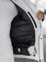 Veste Homme Gris Clair OZONEE JS/91M9906/280