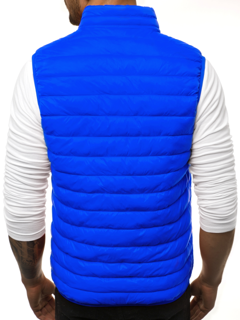 Veste sans manches Homme Bleu OZONEE JS/LY32
