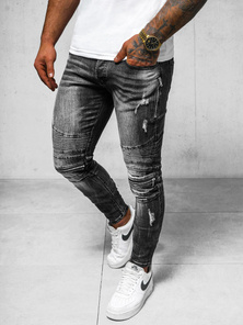 Jean Homme Noir OZONEE NB/MP007NZ