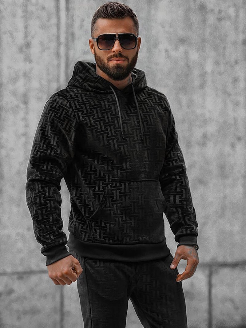 Survêtement Homme Noir OZONEE O/3A81