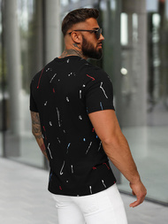 T-shirt Homme Noir OZONEE O/MPO3443