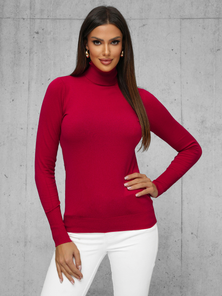 Pullover Femme Bordeaux OZONEE JS/8009/5