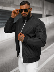 Veste Homme Noir OZONEE JS/AK95Z