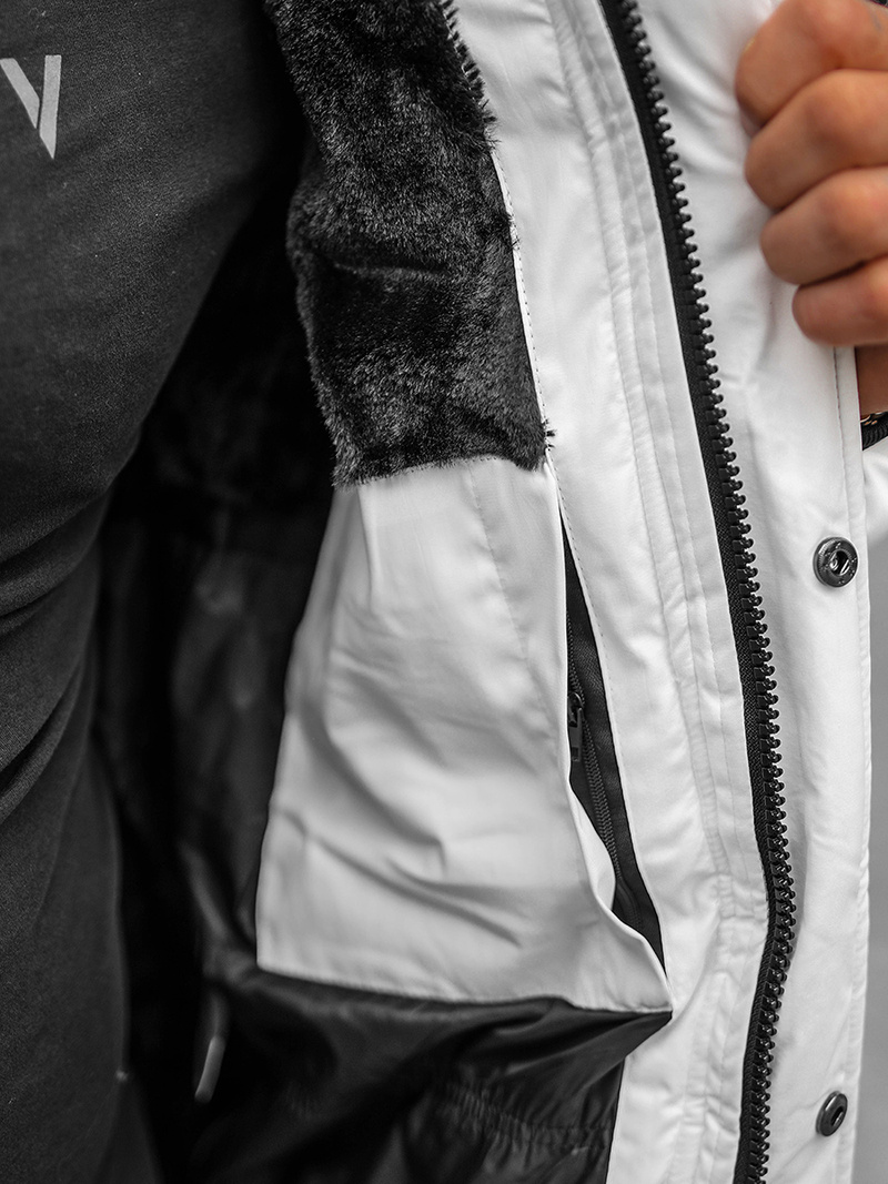 Veste Homme Blanc OZONEE O/M798