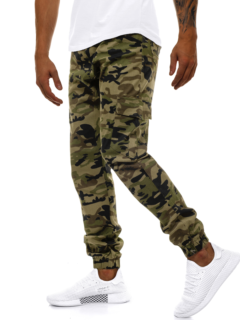 Pantalon Jogger Homme Vert OZONEE A/404