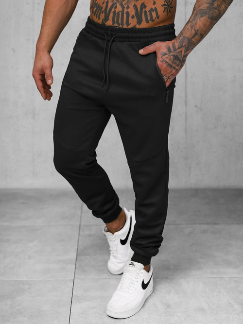 Pantalon de Survêtement Homme Noir OZONEE JS/15K1818/3