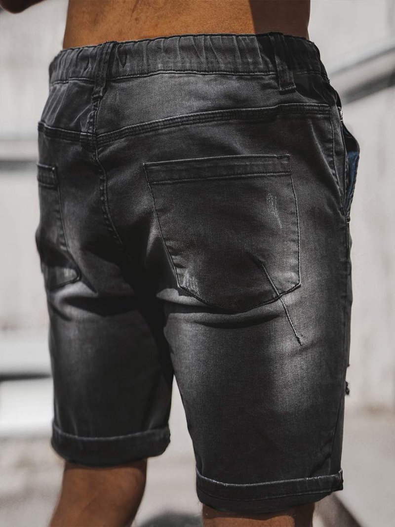 Shorts en Jean Homme Gris Foncé OZONEE NB/MP0036G/1Z