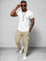 Pantalon Chino Homme Beige OZONEE O/1404SP