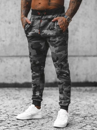 Pantalon de survêtement Homme gris foncé OZONEE JS/KZ15Z