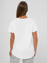T-shirt femme blanc OZONEE JS/95T2566/1