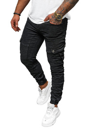Pantalon Jogger Homme Noir OZONEE O/E6979N