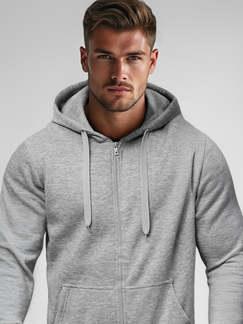 Sweatshirt Homme Gris OZONEE JS/2008
