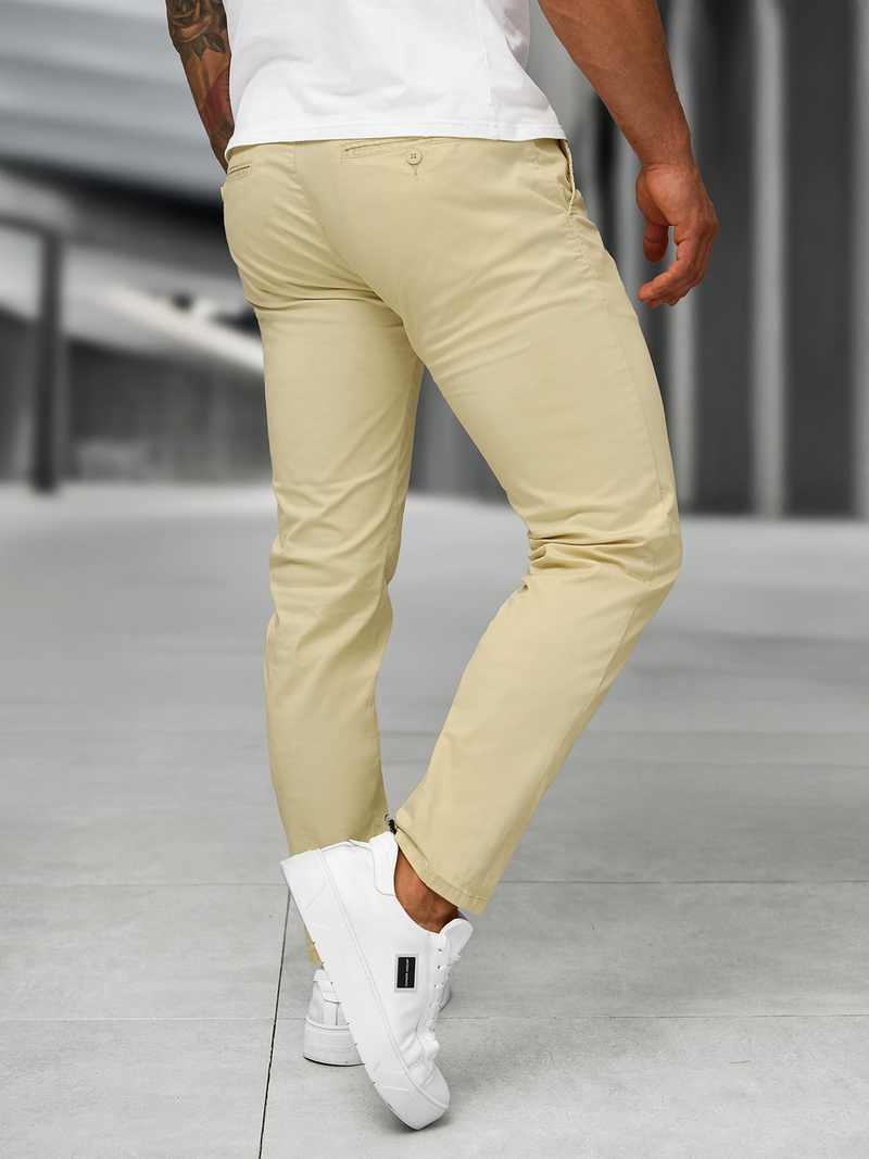 Pantalon Homme Beige OZONEE BL/SK222/6