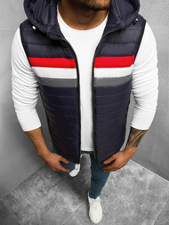 Veste sans manches Homme bleu foncé OZONEE N/7107/2