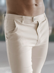 Pantalon Chino Homme Beige OZONEE O/P4049Z