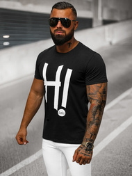 T-shirt Homme Noir OZONEE O/T1261/3