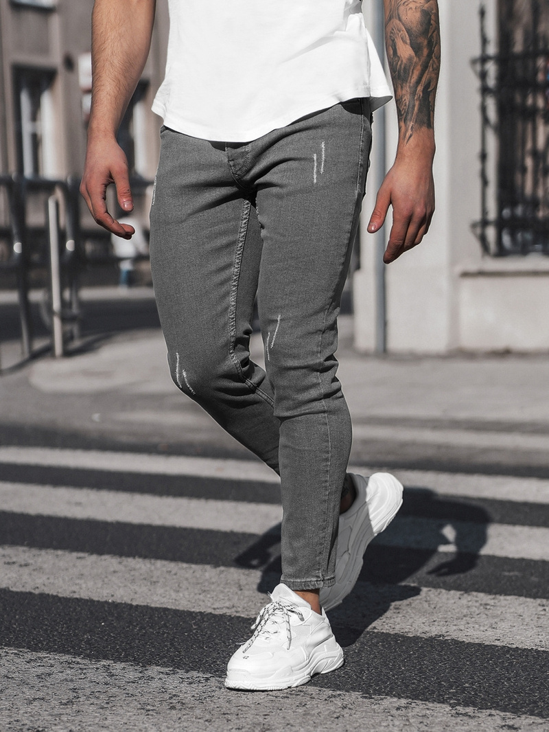 Jean Homme Gris Foncé OZONEE DO/2451