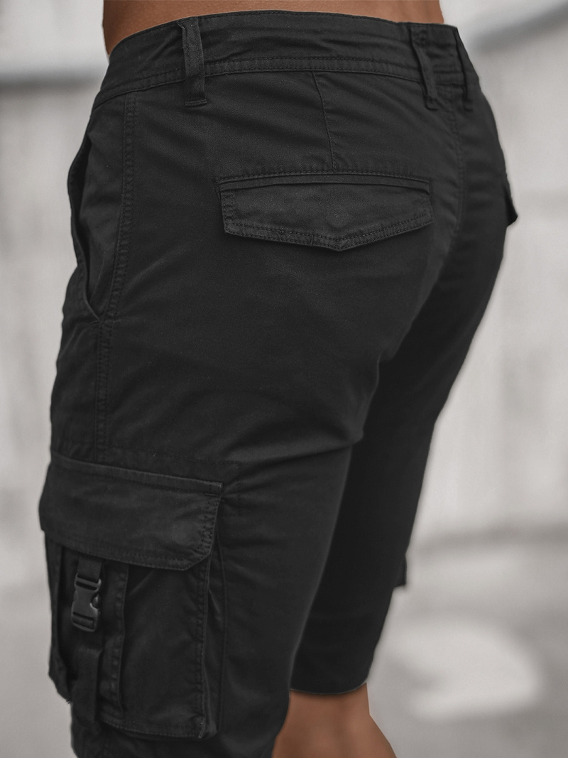 Short Chino Homme Noir OZONEE T/BB70009/1