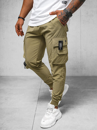 Pantalon Chino Homme Beige Foncé OZONEE O/PS5520