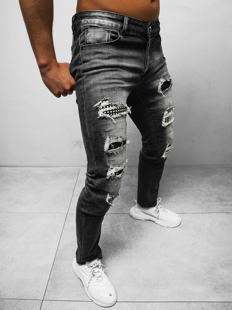 Jean Homme Noir OZONEE NB/MP0072N