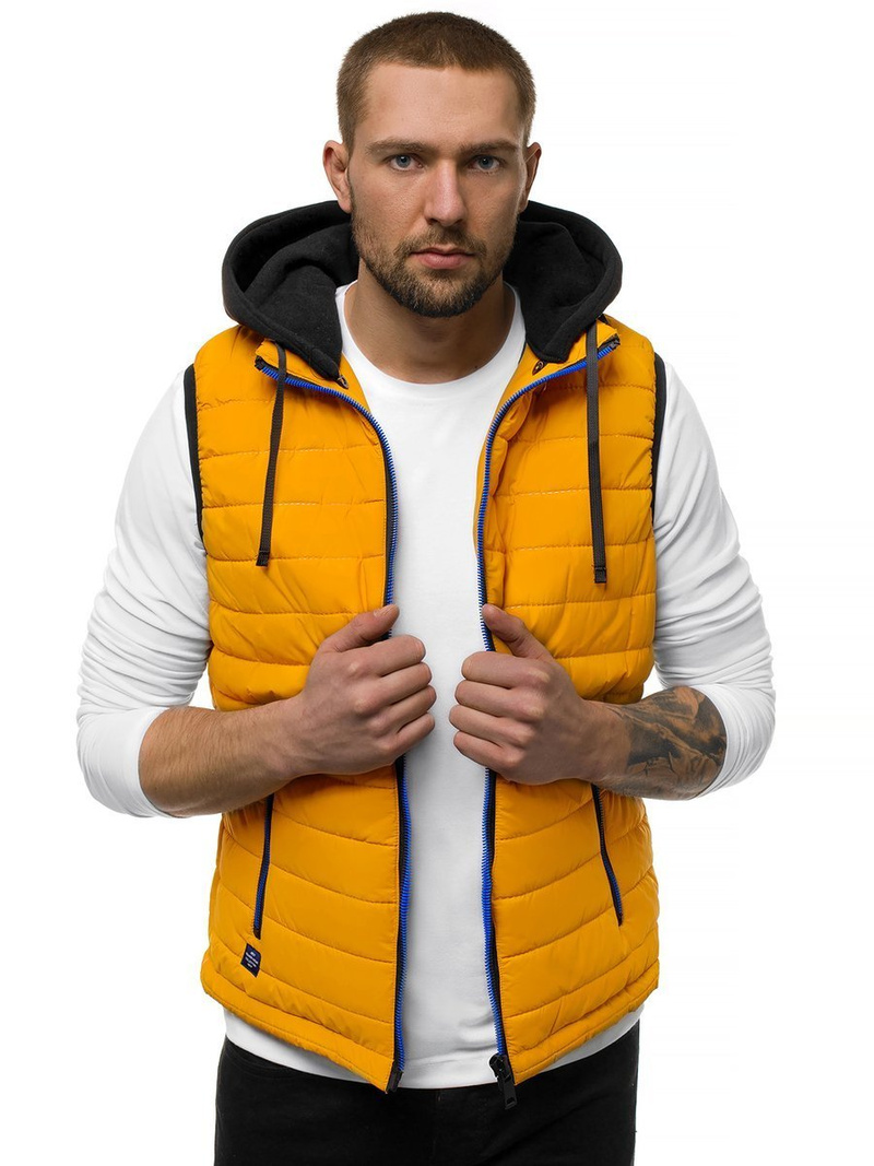 Veste sans manches Homme Jaune OZONEE N/6102Z