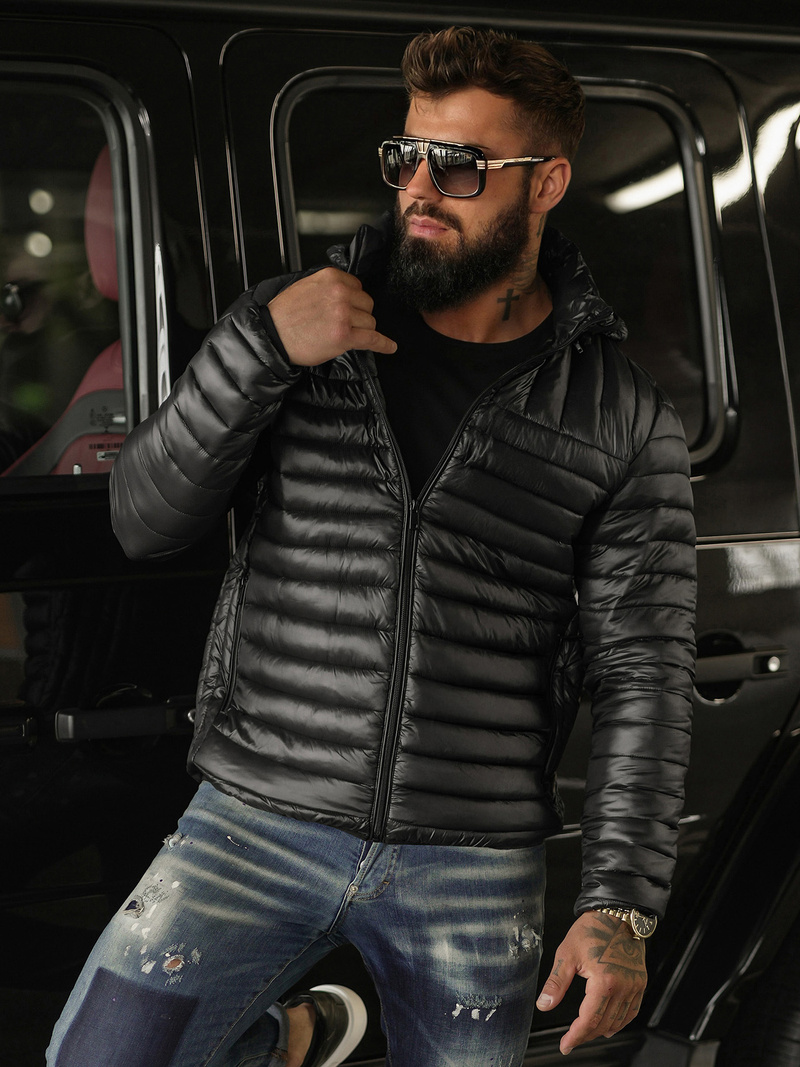 Veste Homme Noir OZONEE JS/16M9336/392BZ