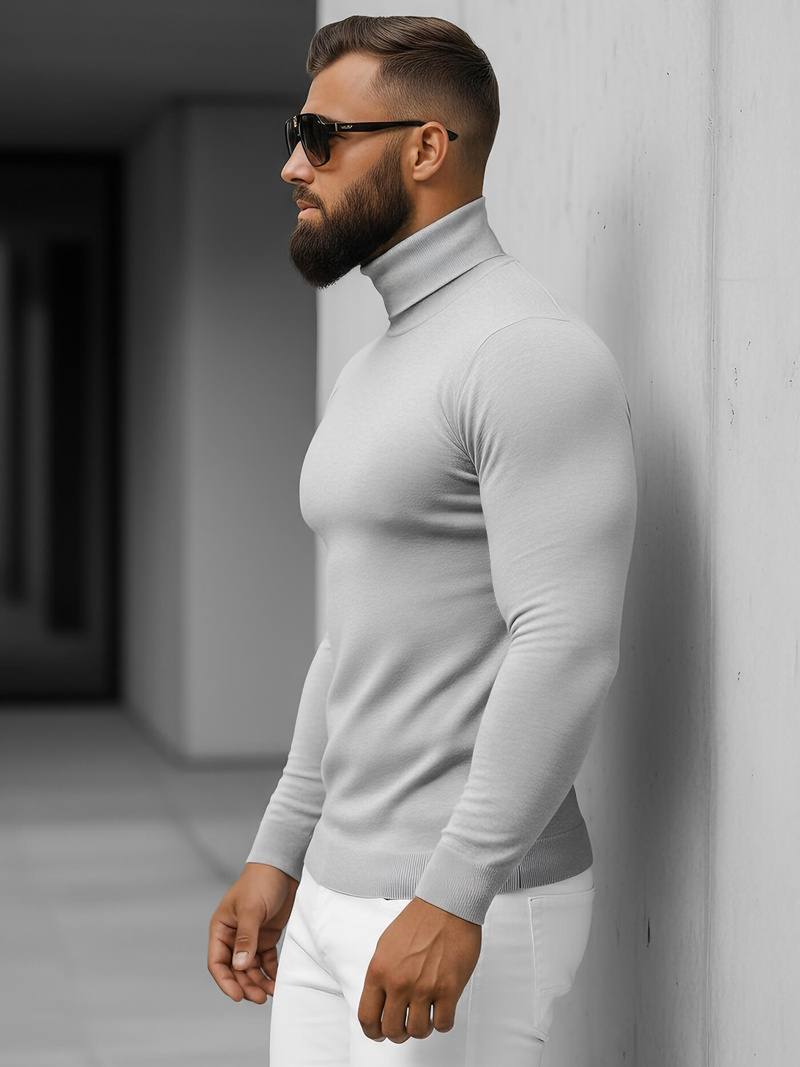 Pullover Homme Gris OZONEE NB/MMB600/2