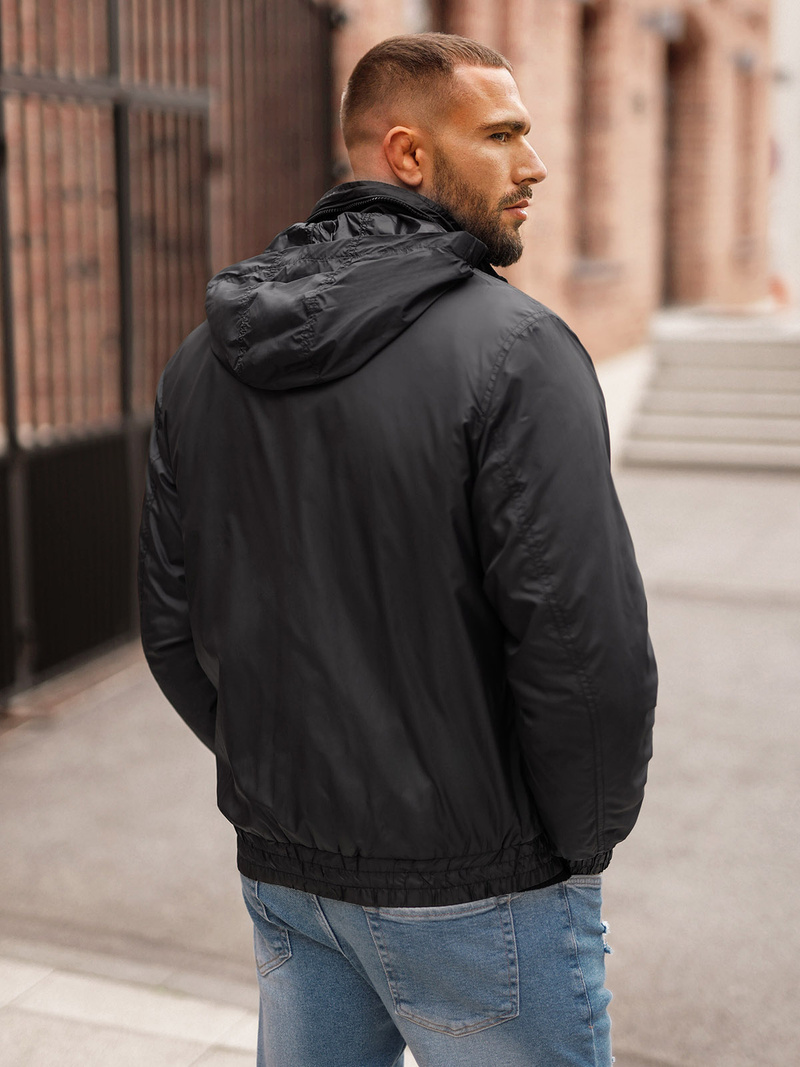 Veste Homme Noir OZONEE JS/5M3102/392Z