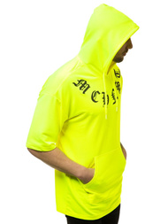 Sweatshirt Homme Néon Jaune OZONEE MACH/1183