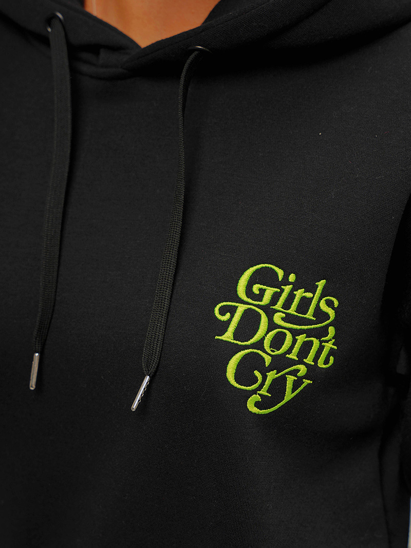 Sweat à capuche femme Noir OZONEE JS/B26013Z